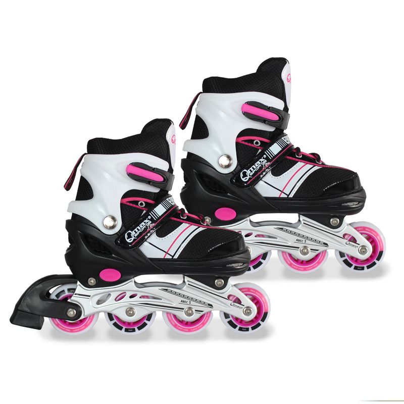 QMAX - Patines Ajustables Linea niñas De Iniciación Rojo 36-39