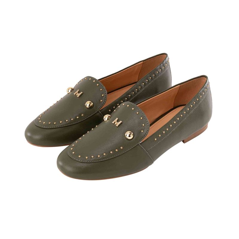 MARIO HERNANDEZ - Mocasín Loafer Atenea Verde MH Mocs
