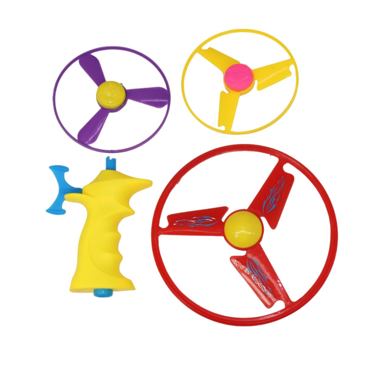 JUGUETELANDIA - LANZA HELICES FLYING SET BLISTER