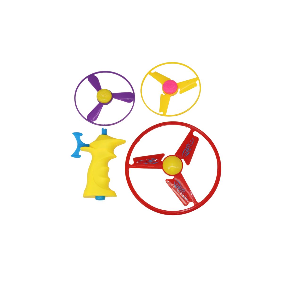 JUGUETELANDIA - LANZA HELICES FLYING SET BLISTER