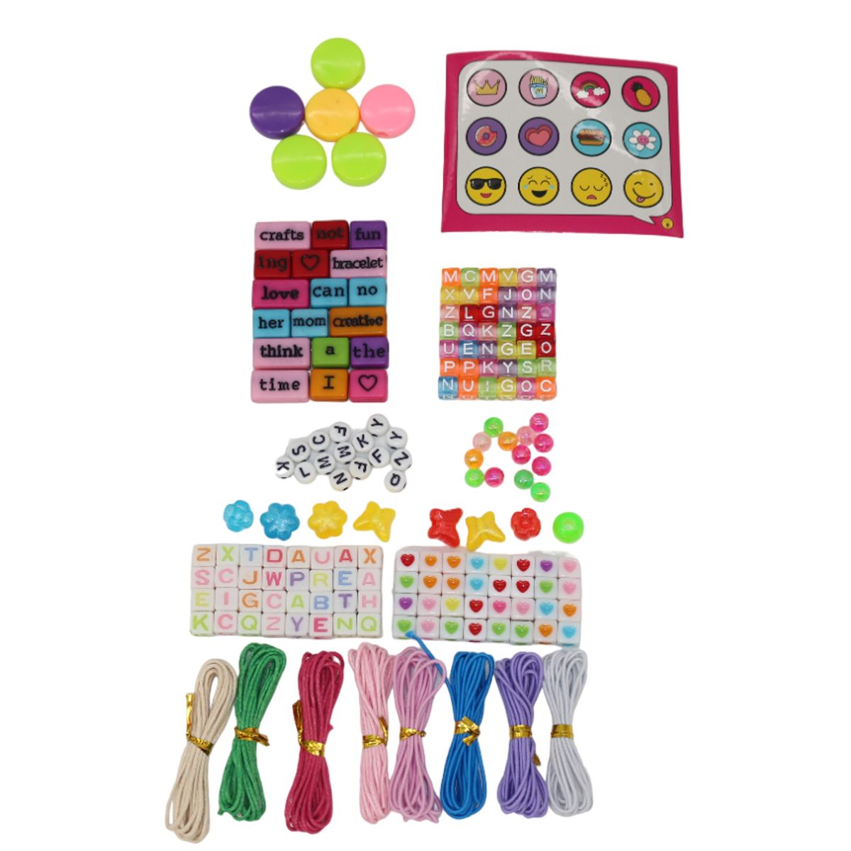 JUGUETELANDIA - SET PULSERAS EMOTICON CAJA