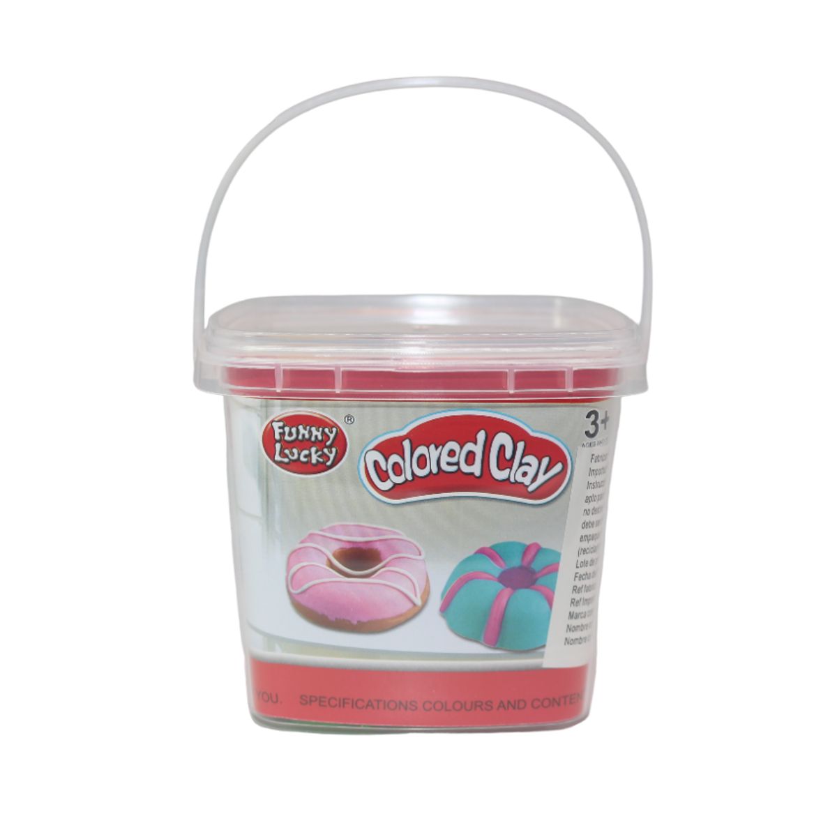 JUGUETELANDIA - PLASTILINA FIGURAS DE PASTELERIA BALDE