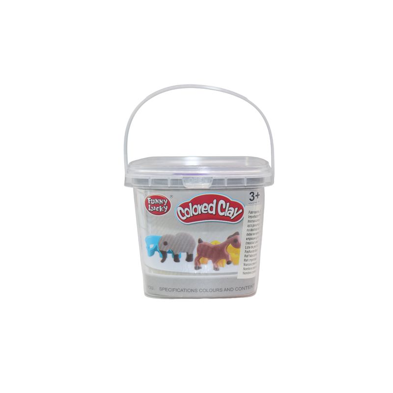 JUGUETELANDIA - PLASTILINA FIGURAS DE ANIMALES BALDE