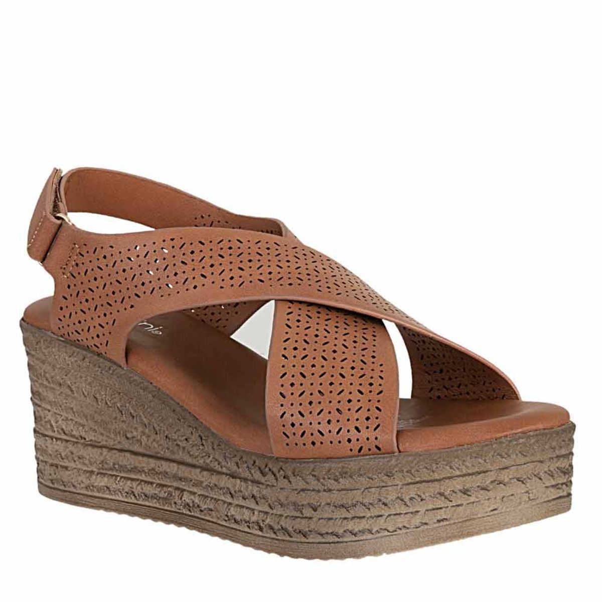 FRATTINI - Plataforma Casual de Mujer frattini Sand.6t7764-v16 Cafe