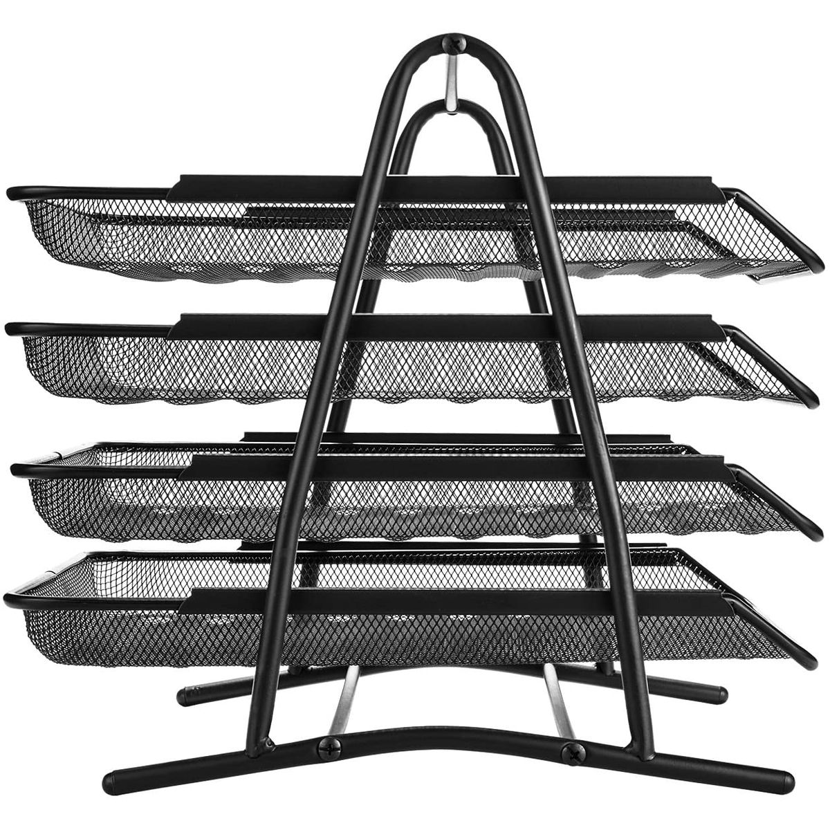 ALFRA - Bandeja organizadora metálica en malla x 4 puestos