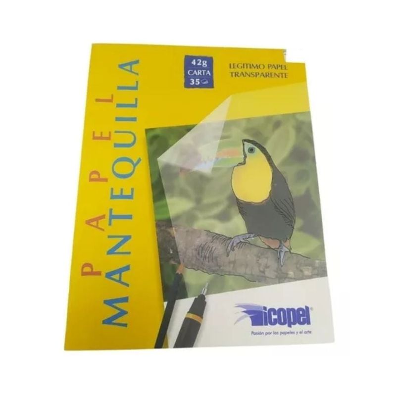 ICOPEL - Block Mantequilla Carta 41 Gr X 35 Hojas Icopel