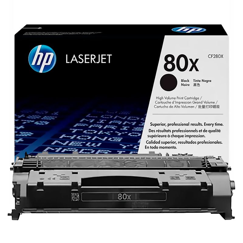 HP - Tóner 80X HP Negro Para Impresoras HP Laserjet Pro 400 M401 400 M425.