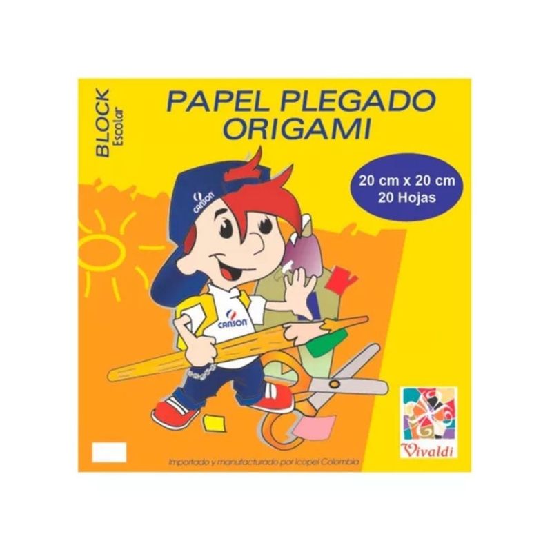 CANSON - Block Origami 20 X 20 20h Canson X2 Unidades