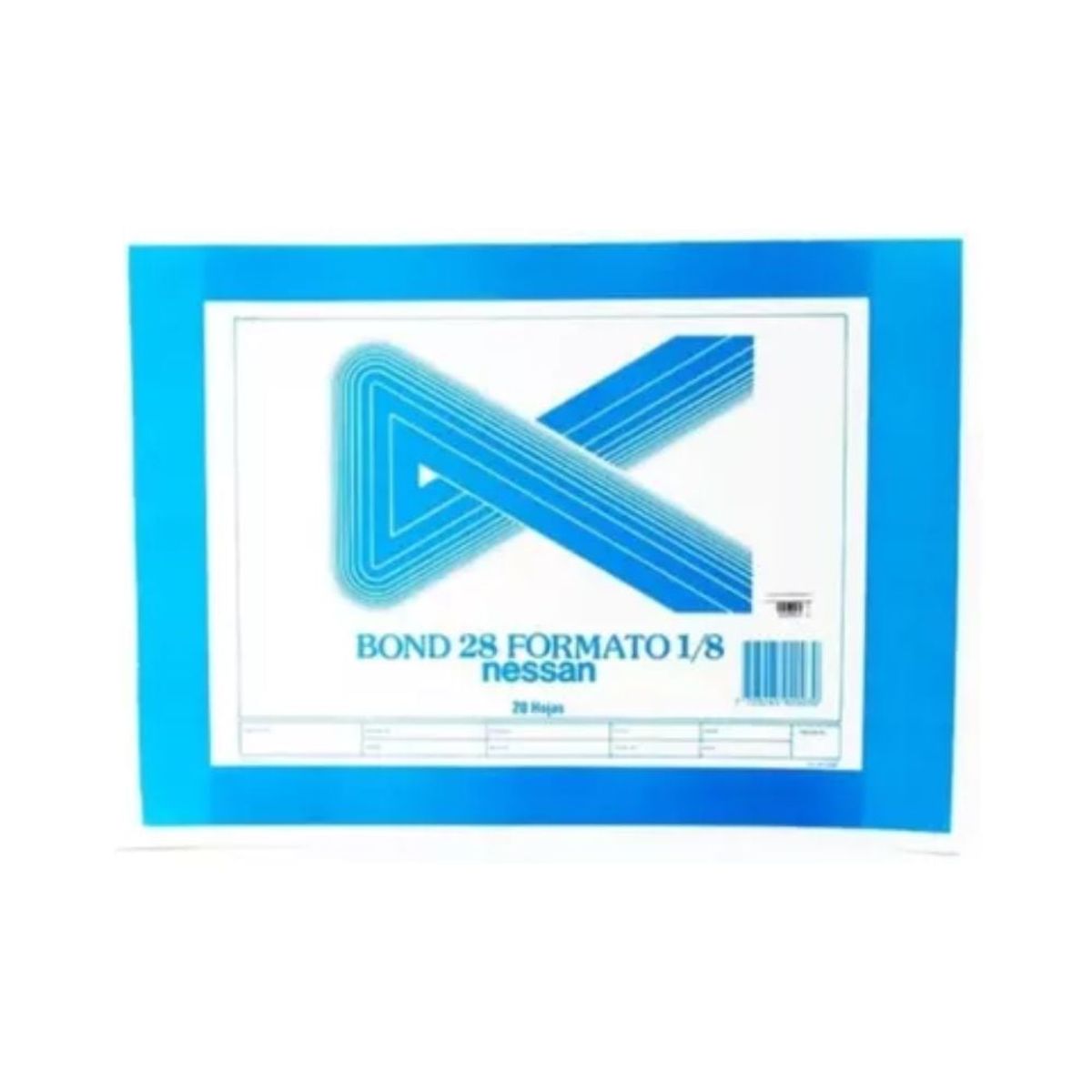 NESSAN - Block Planchas 25x35 Horizontal 20 hojas Nessan