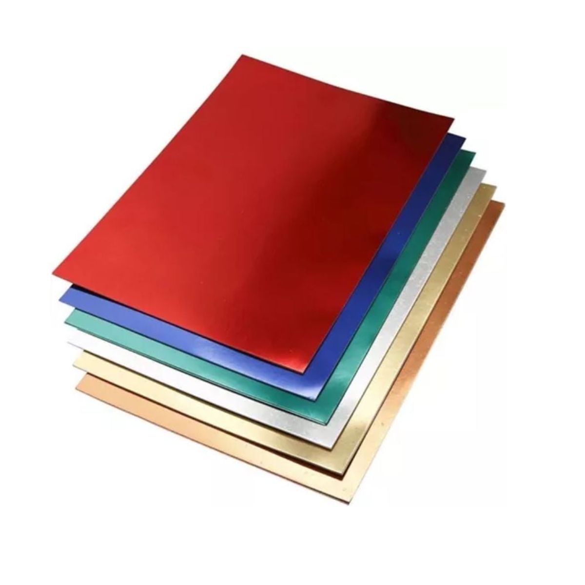 GARABATOS - Cartulina Metalizada 50 X 70 Cm Paquete X 5 Uds.