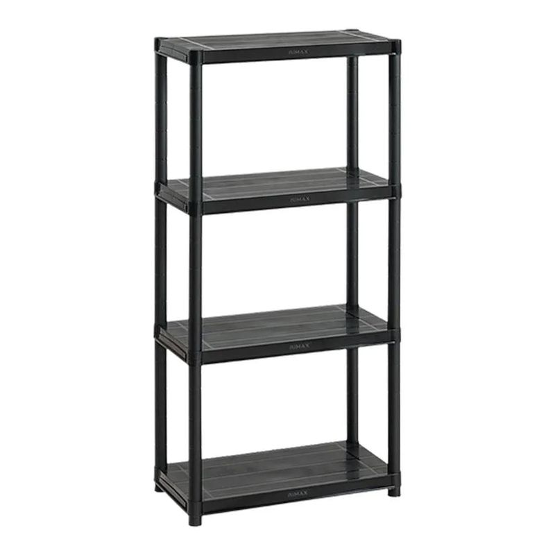 RIMAX - Estante Solido Rimax de 4 Niveles Solido 12" Negro