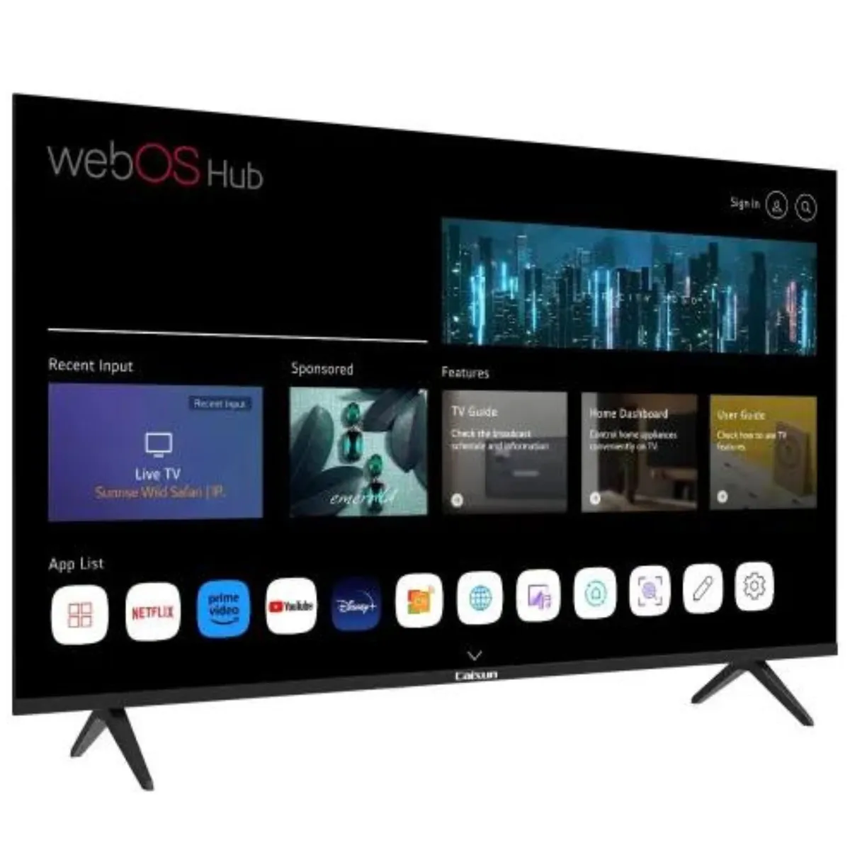 CAIXUN - Televisor Caixun 50 Pulgadas ThinQ IA Ultra HD C50VAUW