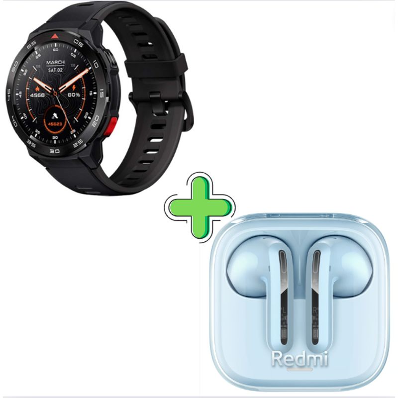 MIBRO - Reloj Mibro GS Pro (Doble Correa)+Redmi Buds 6 Active azul