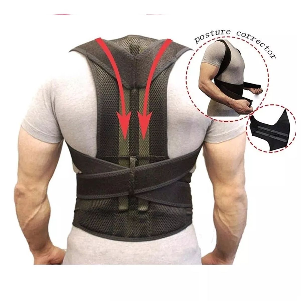 GENERICO - Nuevo Corrector de Postura para Espalda Unisex - Hombres y Mujeres