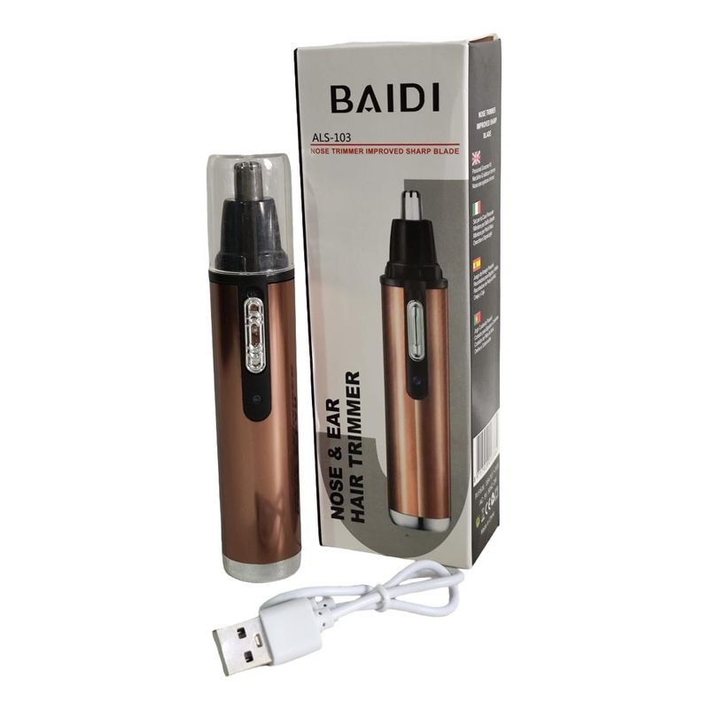 GENERICO - Depiladora Nasal Recargable Maquina Inalámbrica Portable
