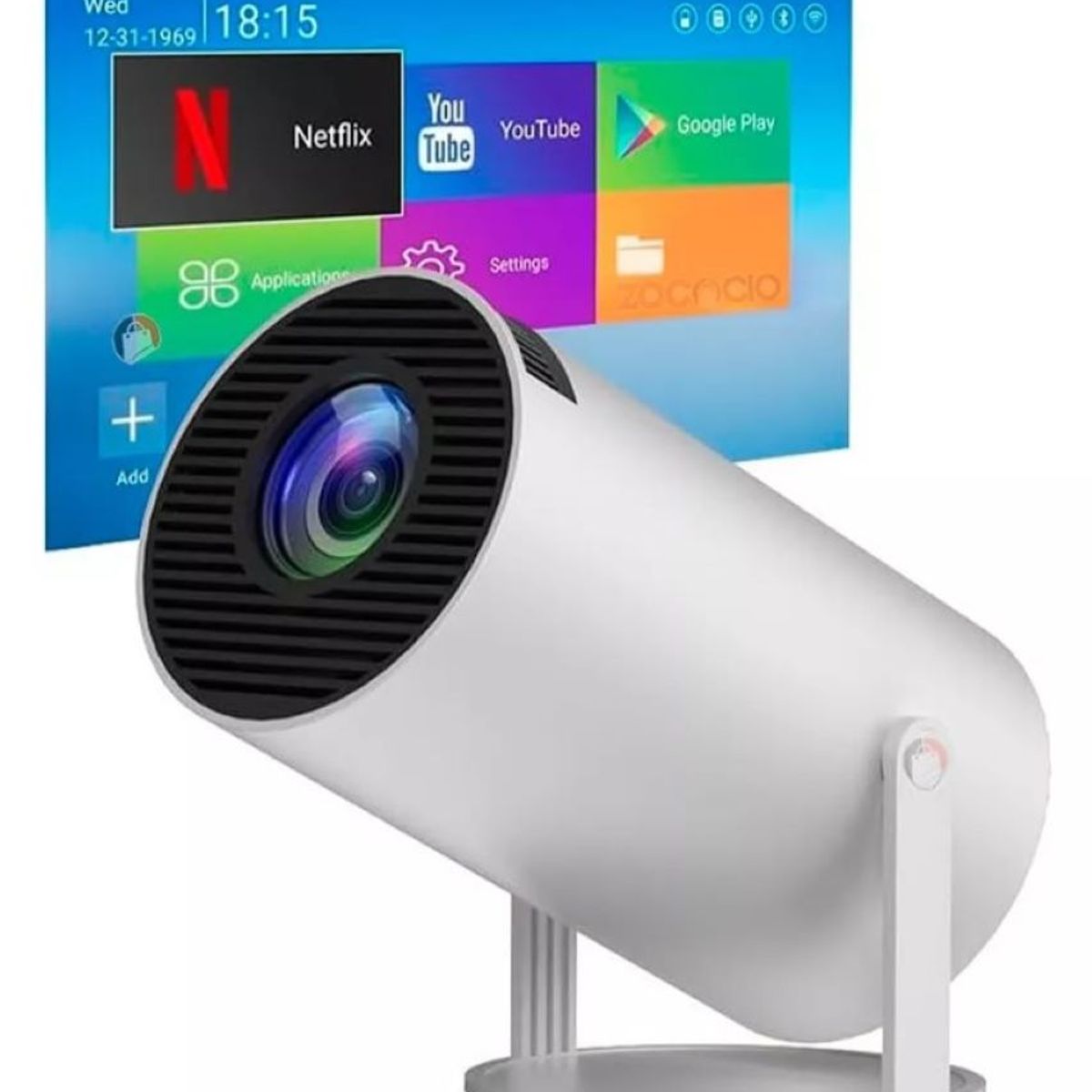 GENERICO - Proyector Smart Cine En Casa Hy300 1080 4K Android 11