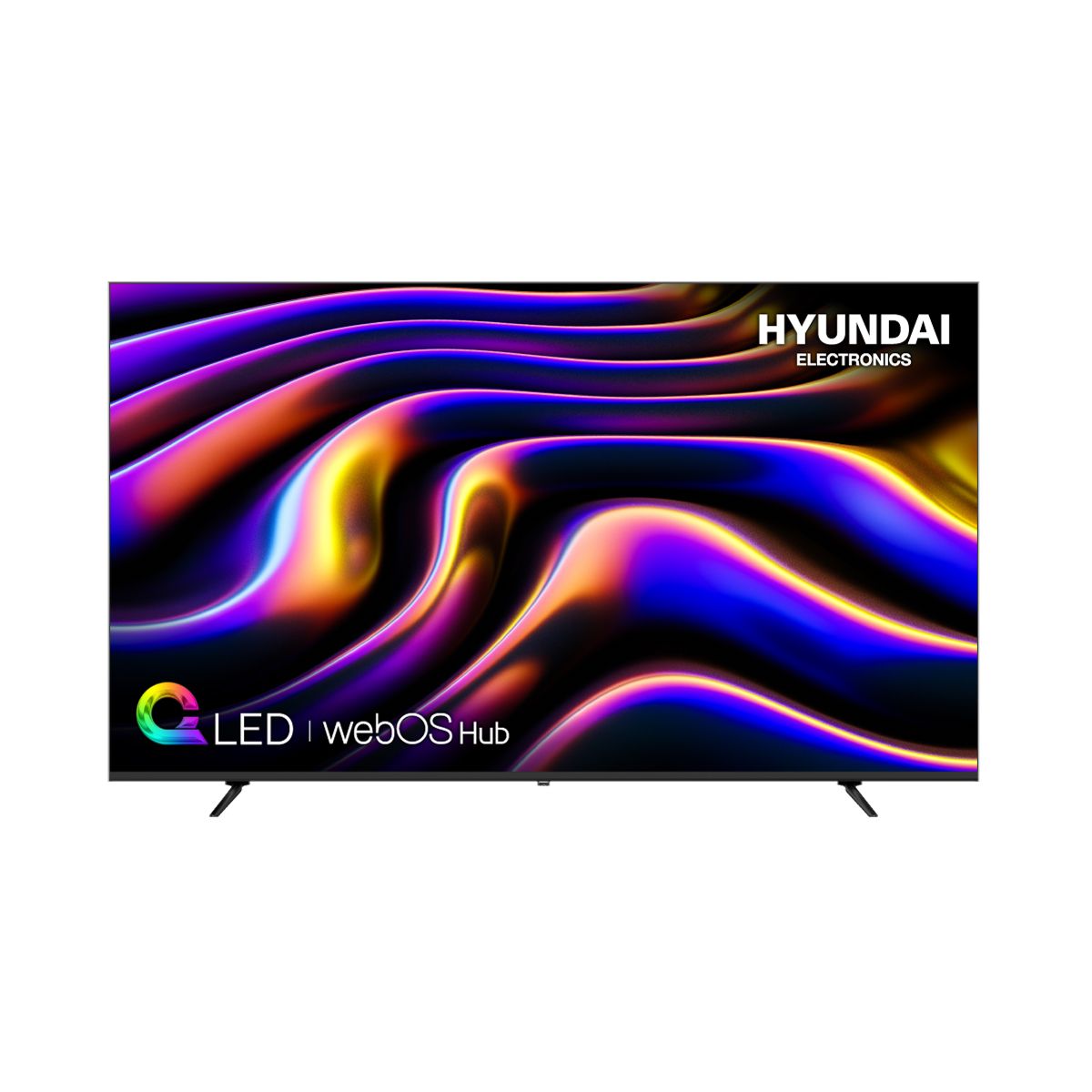 HYUNDAI - Televisor 86 Pulgadas  4K UHD Smart Tv Negro-Gris HYLED8601QW4KM