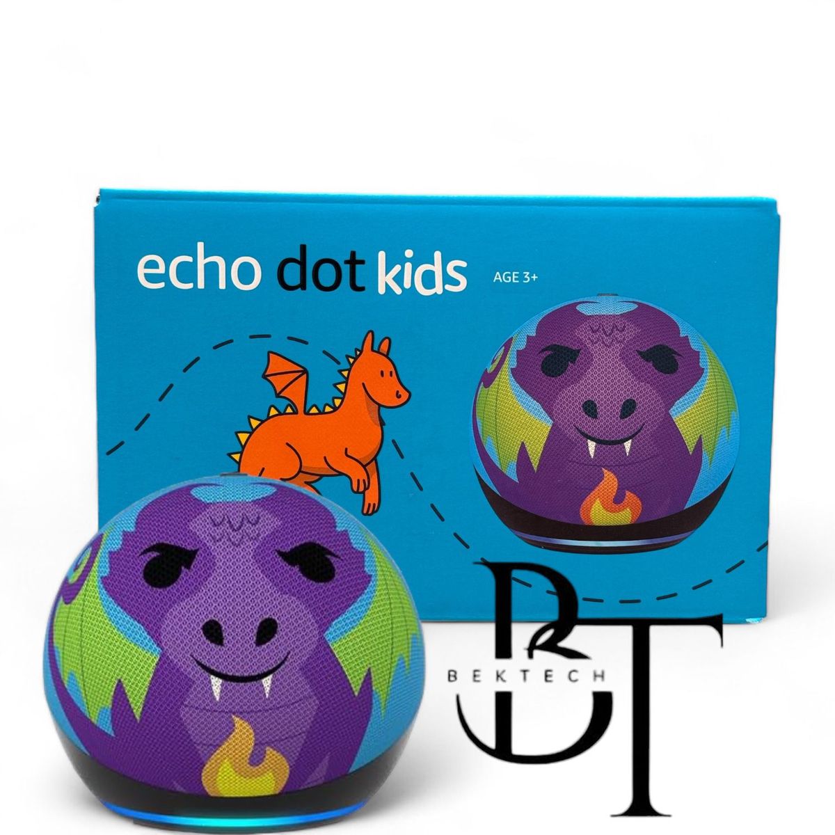 AMAZON - Amazon Echo Dot 5th Gen Kids Con Asistente Virtual Alexa Dragon