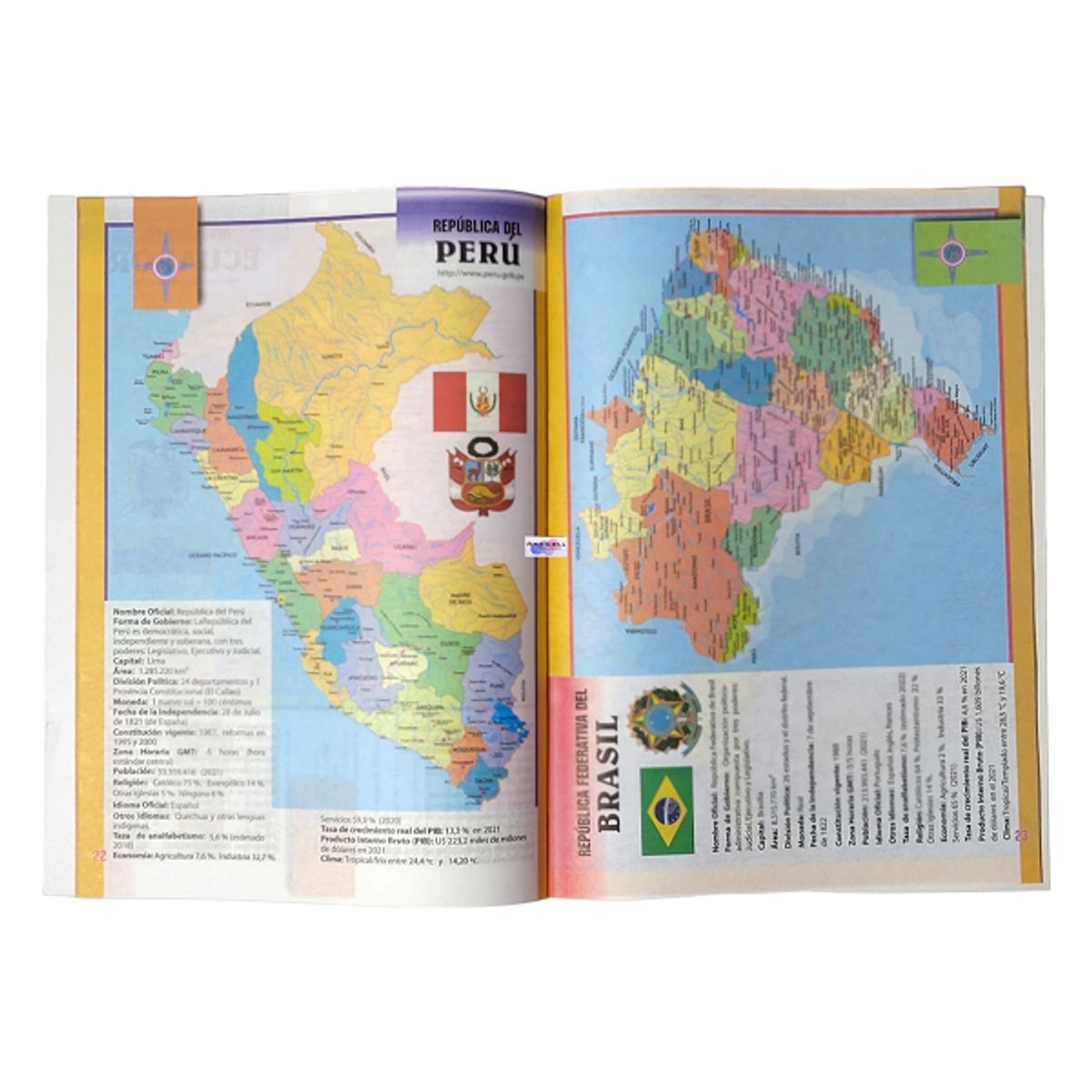 GENERICO - Atlas Universal Actualizado Libro Escolar