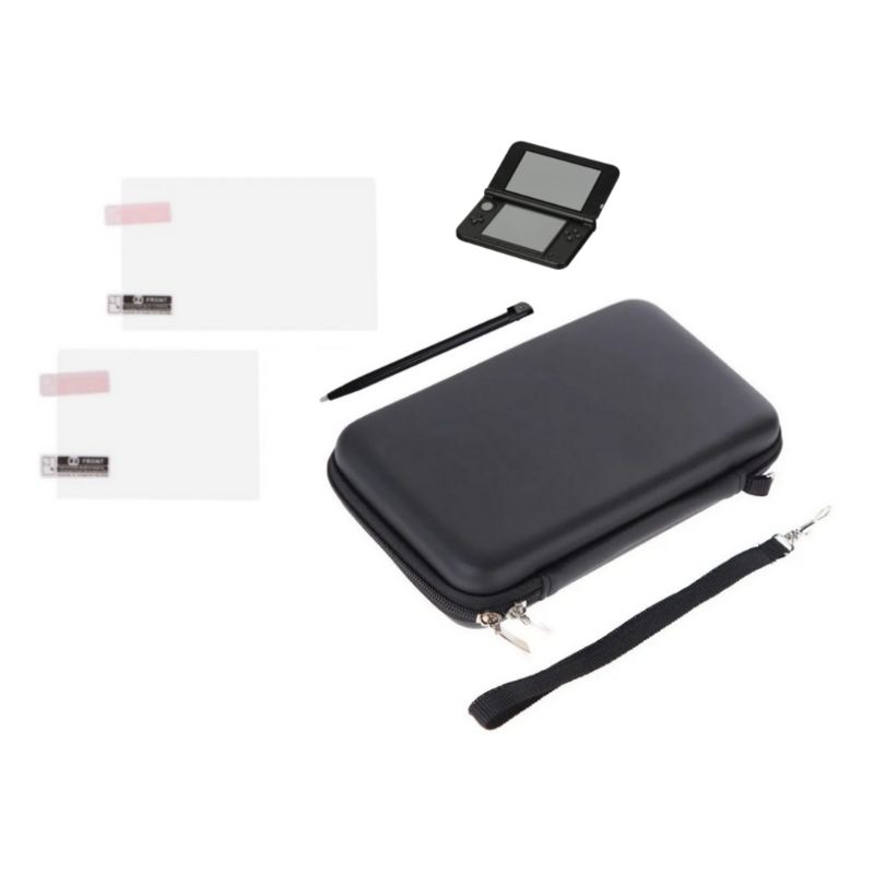 GENERICO - Estuche + Protector de Pantalla + Lapiz para Nintendo 3DS XL