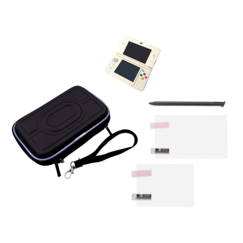 GENERICO - Estuche + Protector Pantalla + Lapiz para Nintendo New 3DS.