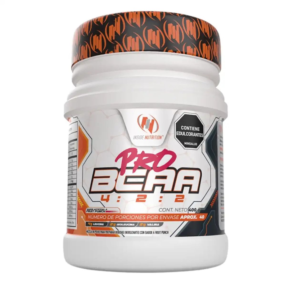 GENERICO - Pro Bcaa 4:2:2 400 Gramos Fruit Punch Inside Nutrition