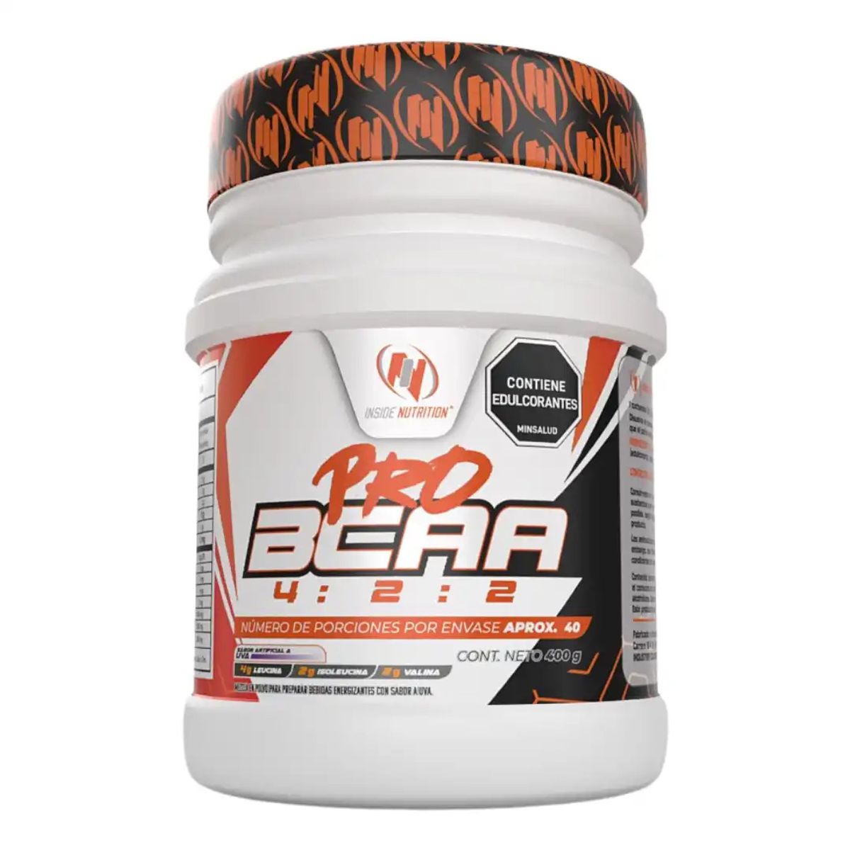 GENERICO - Pro Bcaa 4:2:2 400 Gramos Uva Inside Nutrition