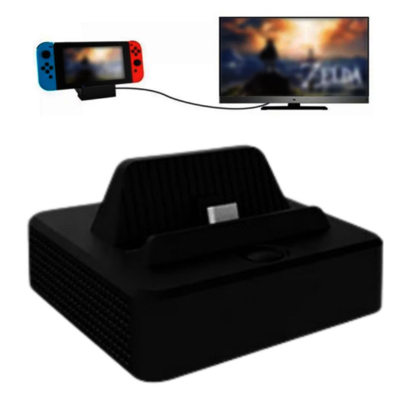 GENERICO - Soporte Mini Dock HDMI adaptador para Nintendo Switch.