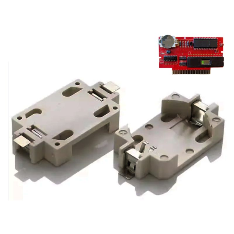 GENERICO - Soporte Caja Batería Cr 2025 2032 para Cartuchos SNES NES