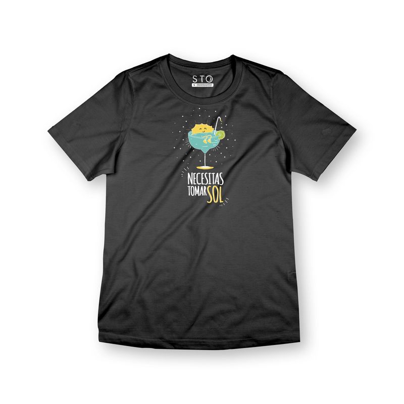 SIABATTO - Camiseta Estampada Mujer - Necesitas Tomar Sol