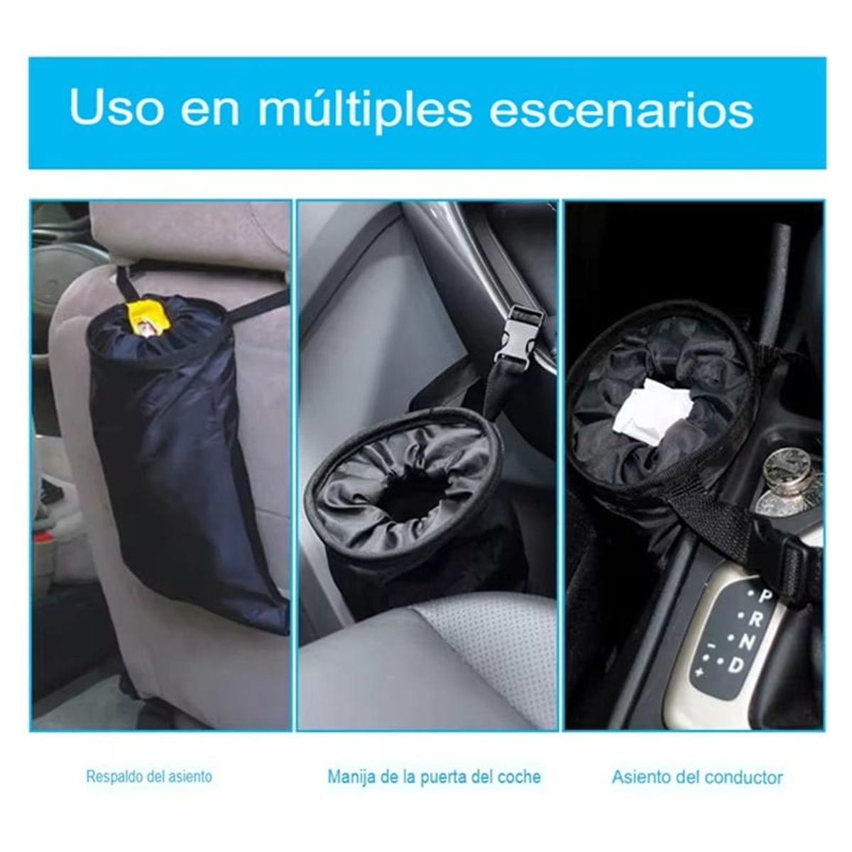 GENERICO - Bolsa Multiusos En Tela Impermeable Resistente Para Vehiculo
