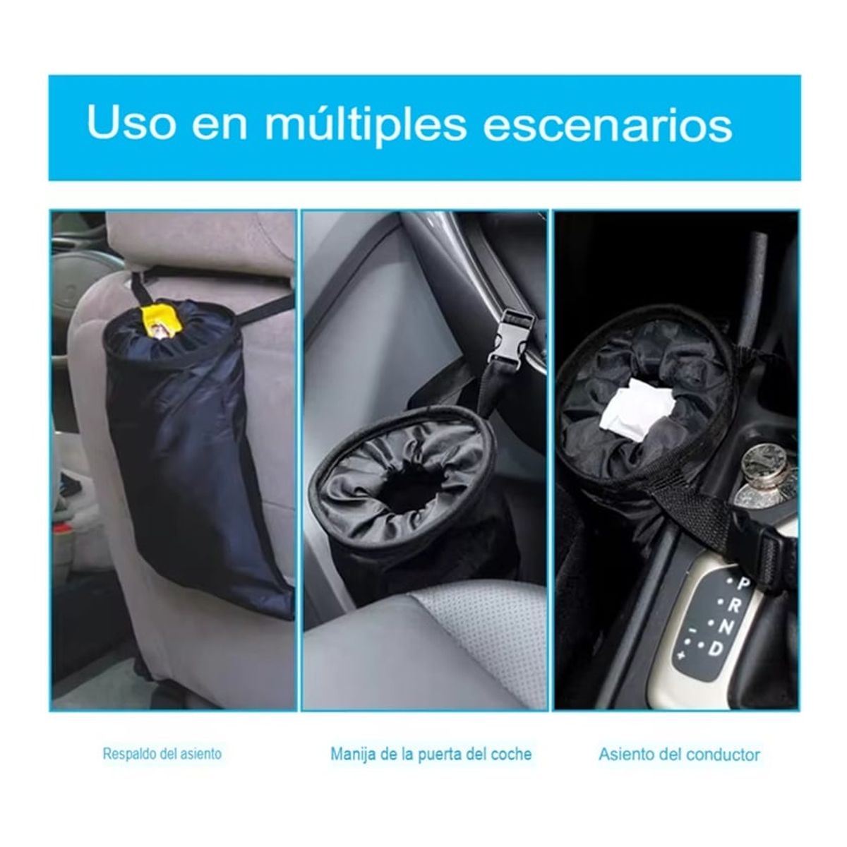 GENERICO - Bolsa Multiusos En Tela Impermeable Resistente Para Vehiculo
