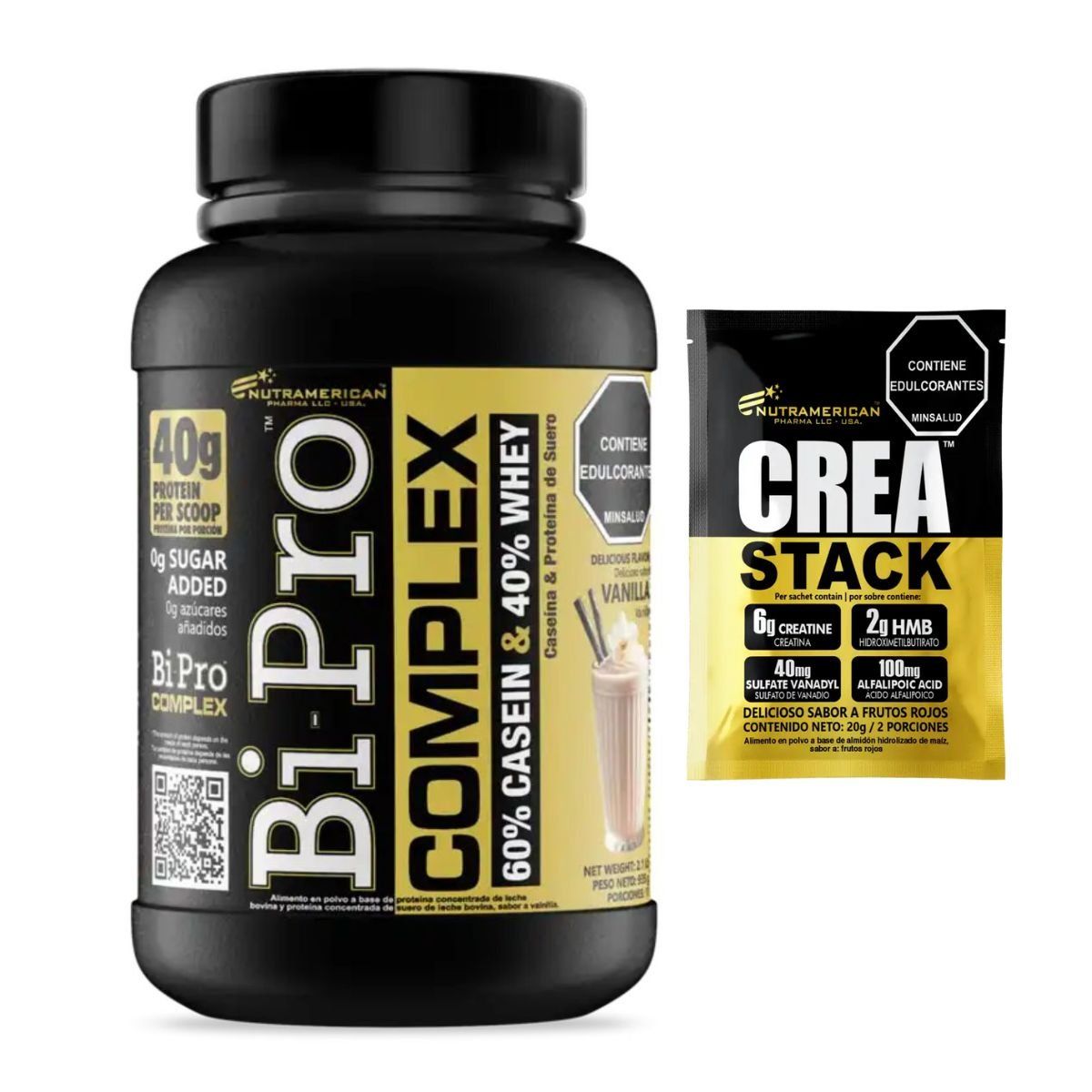 MEGAPLEX - Bipro Complex - Caseina con Whey 2.1 Lbs