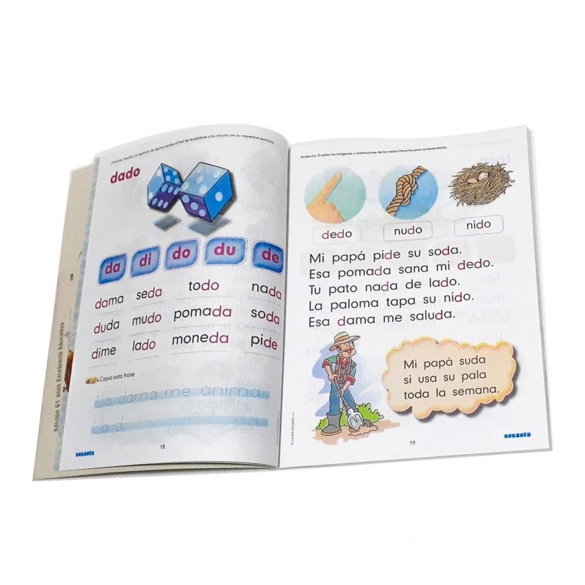 SUSAETA - Cartilla Nacho Lee Libro Inicial de Lectura