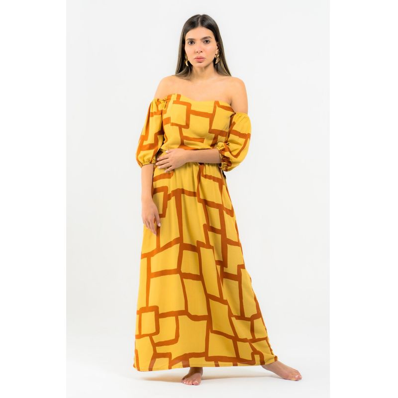 FREYDA - Conjunto Falda Y Blusa Corta Freyda