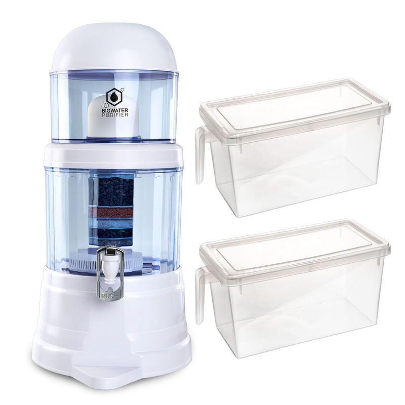 CHEF MASTER - Filtro de Agua Biowater Chef Master + 2 organizadores Nevera