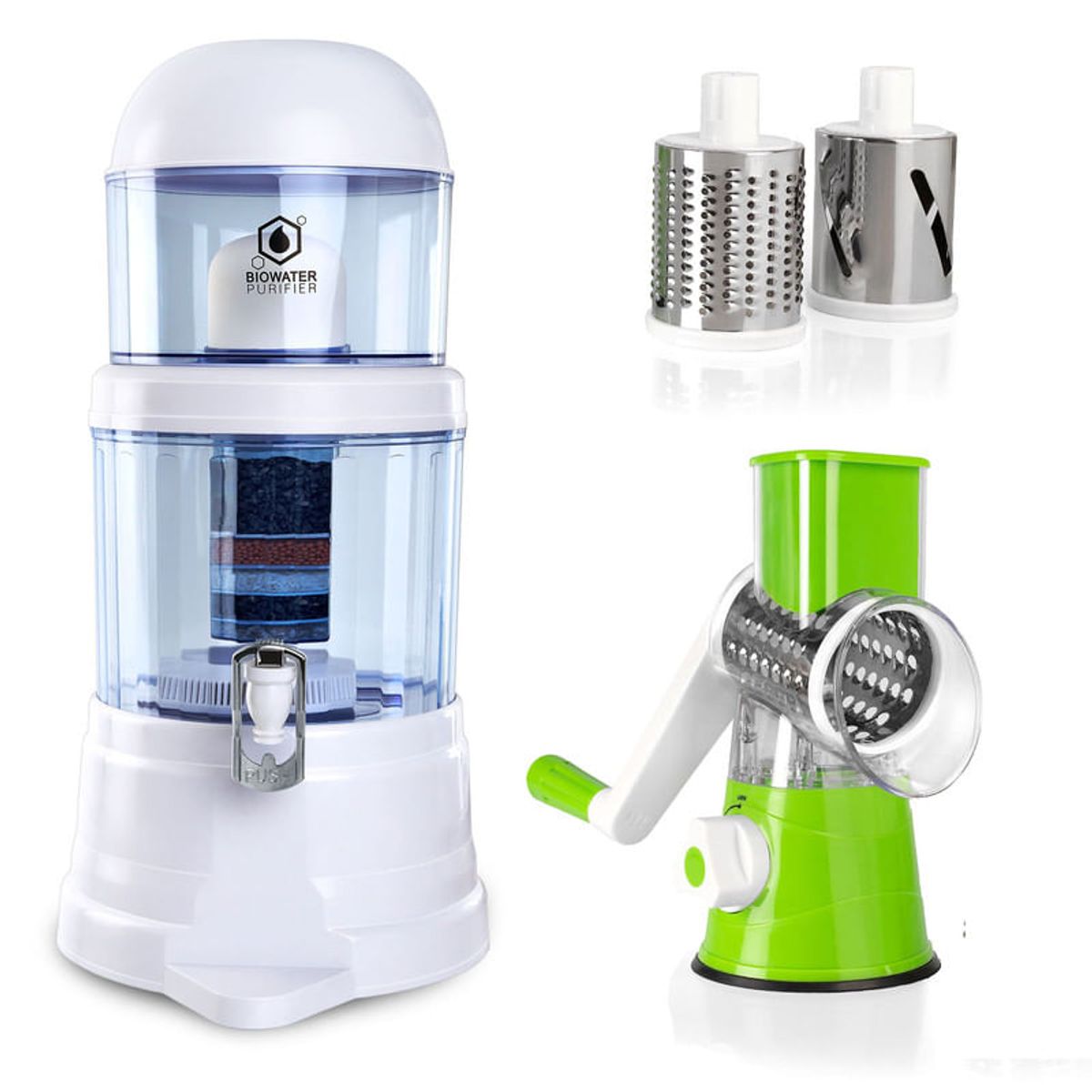 CHEF MASTER - Filtro de Agua Biowater Chef Master + Molino Rallador Verdura