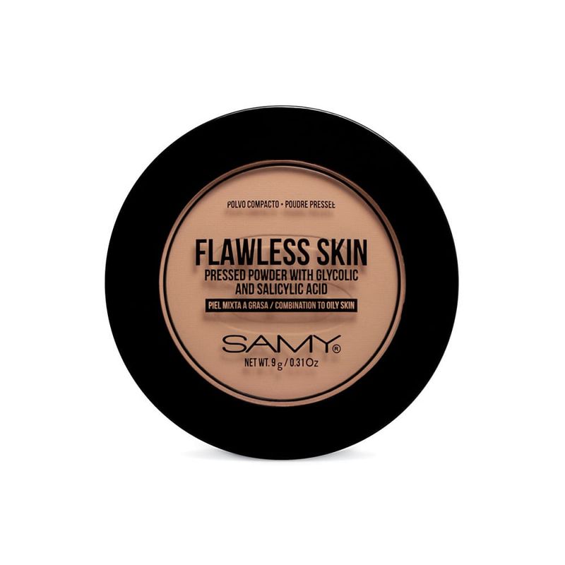 SAMY - Polvo Compacto Samy Fawless Skin 04 Medium Tan