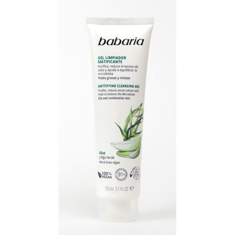 BABARIA - Gel Limpiador Babaria Matificante Aloe X 150ml