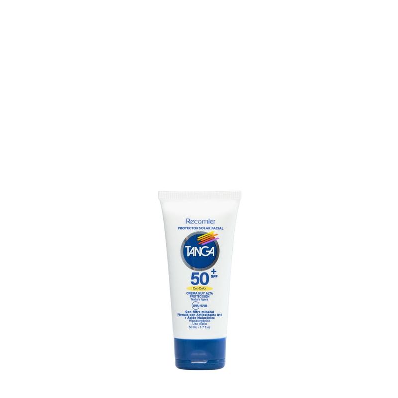TANGA - Protector Solar Facial Tanga Color Crema Spf50 X 50ml