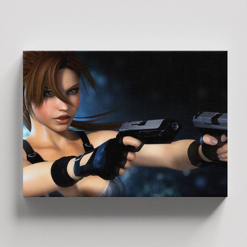TAYRONA STORE - Cuadros Retablo Video Juegos Tomb Raider 010 - 50x35cm