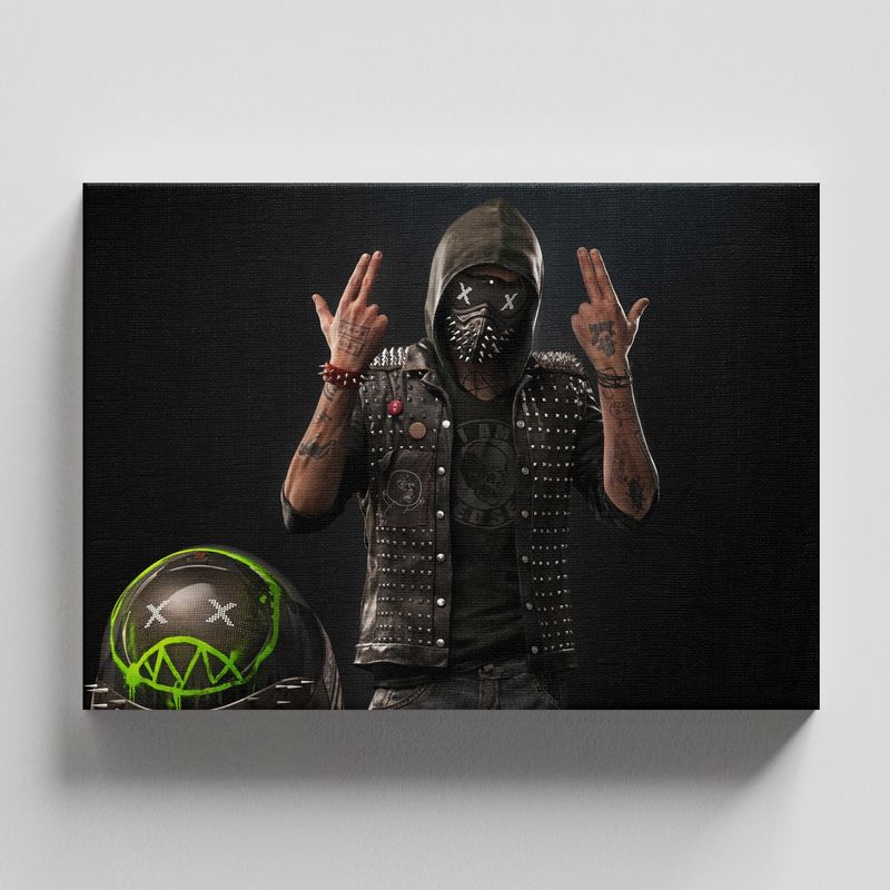TAYRONA STORE - Cuadros Retablo Video Juegos Watch Dogs 011 - 50x35cm