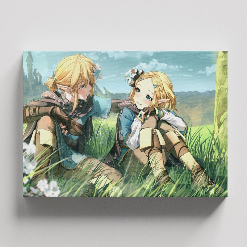 TAYRONA STORE - Cuadros Retablo Video Juegos Zelda 001 - 50x35cm