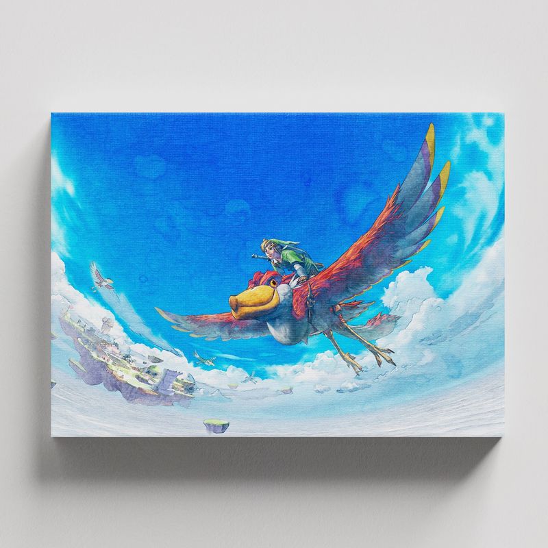 TAYRONA STORE - Cuadros Retablo Video Juegos Zelda 006 - 50x35cm
