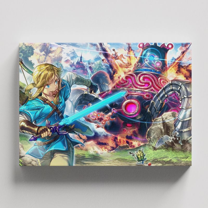 TAYRONA STORE - Cuadros Retablo Video Juegos Zelda 017 - 50x35cm
