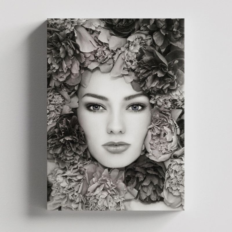 TAYRONA STORE - Cuadros Retablo Mujeres Floreadas 040 - 35x50cm