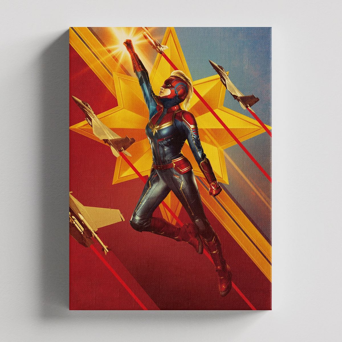 TAYRONA STORE - Cuadros Retablo Capitana Marvel 003 - 35x50cm