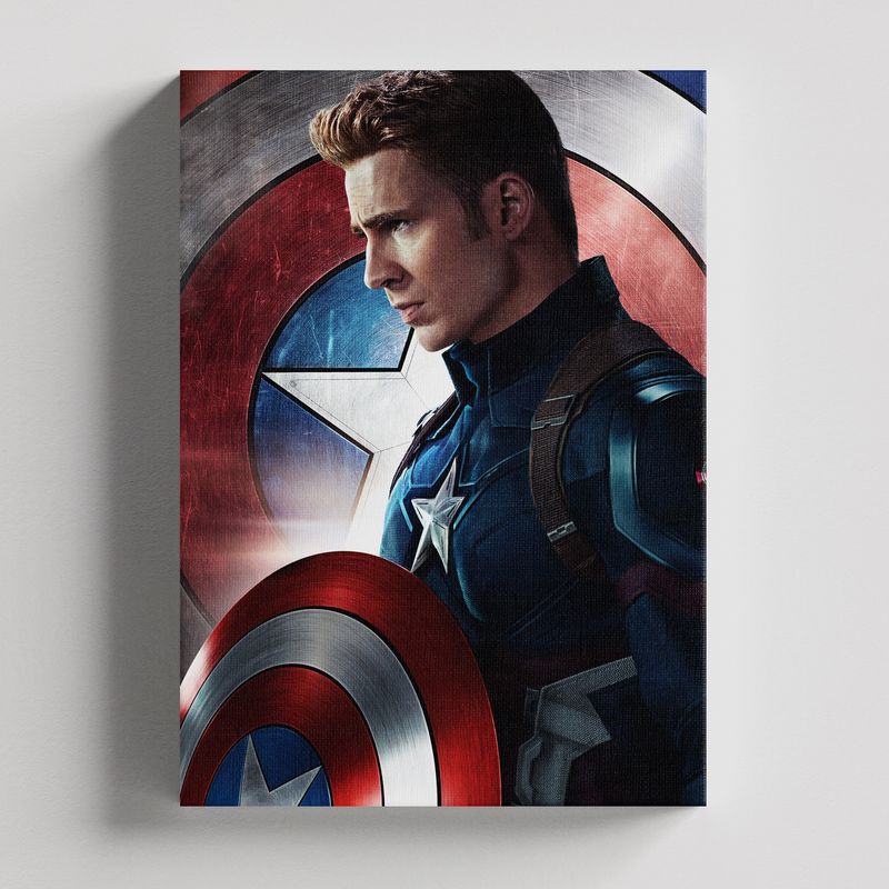 TAYRONA STORE - Cuadros Retablo Marvel Capitan America 004 - 35x50cm