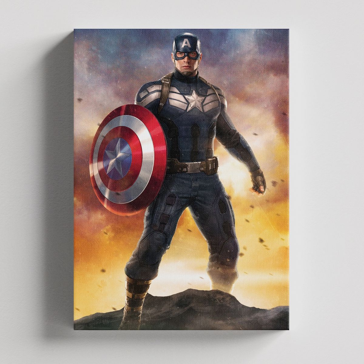TAYRONA STORE - Cuadros Retablo Marvel Capitan America 015 - 35x50cm