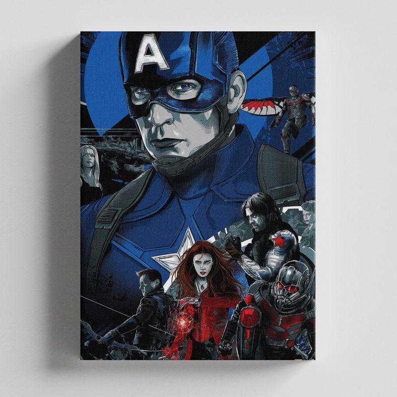 TAYRONA STORE - Cuadros Retablo Marvel Guerra Civil 005 - 35x50cm